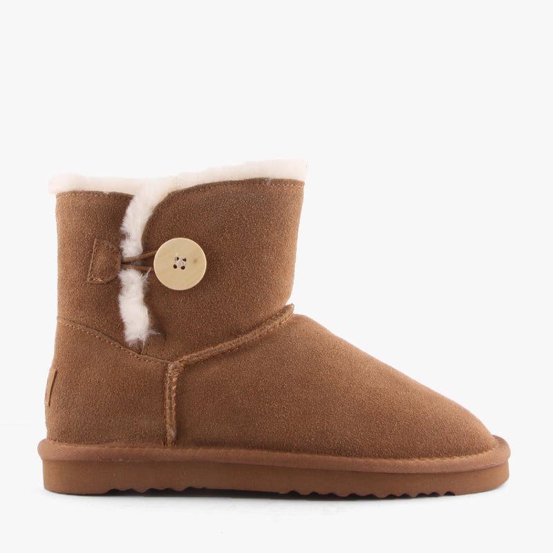 BUTTON UGG CHESTNUT