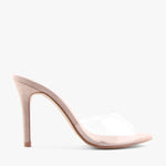 ESTELLA NUDE SUEDE/CLEAR