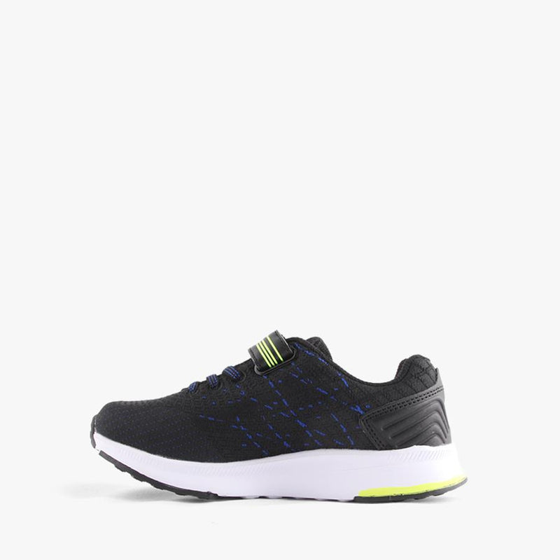 WEAVE-V BOYS BLACK/ROY/LIME