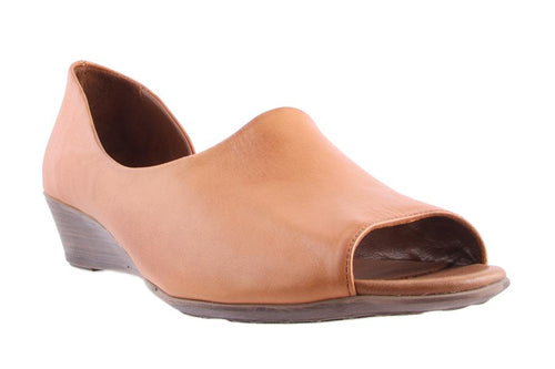 Ladies leather wedge